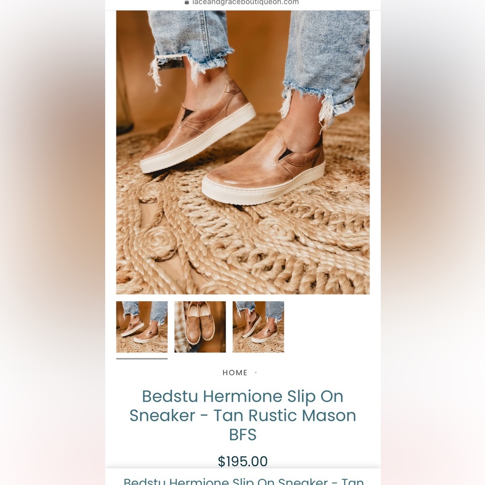 Bed Stu Tan Leather Loafers